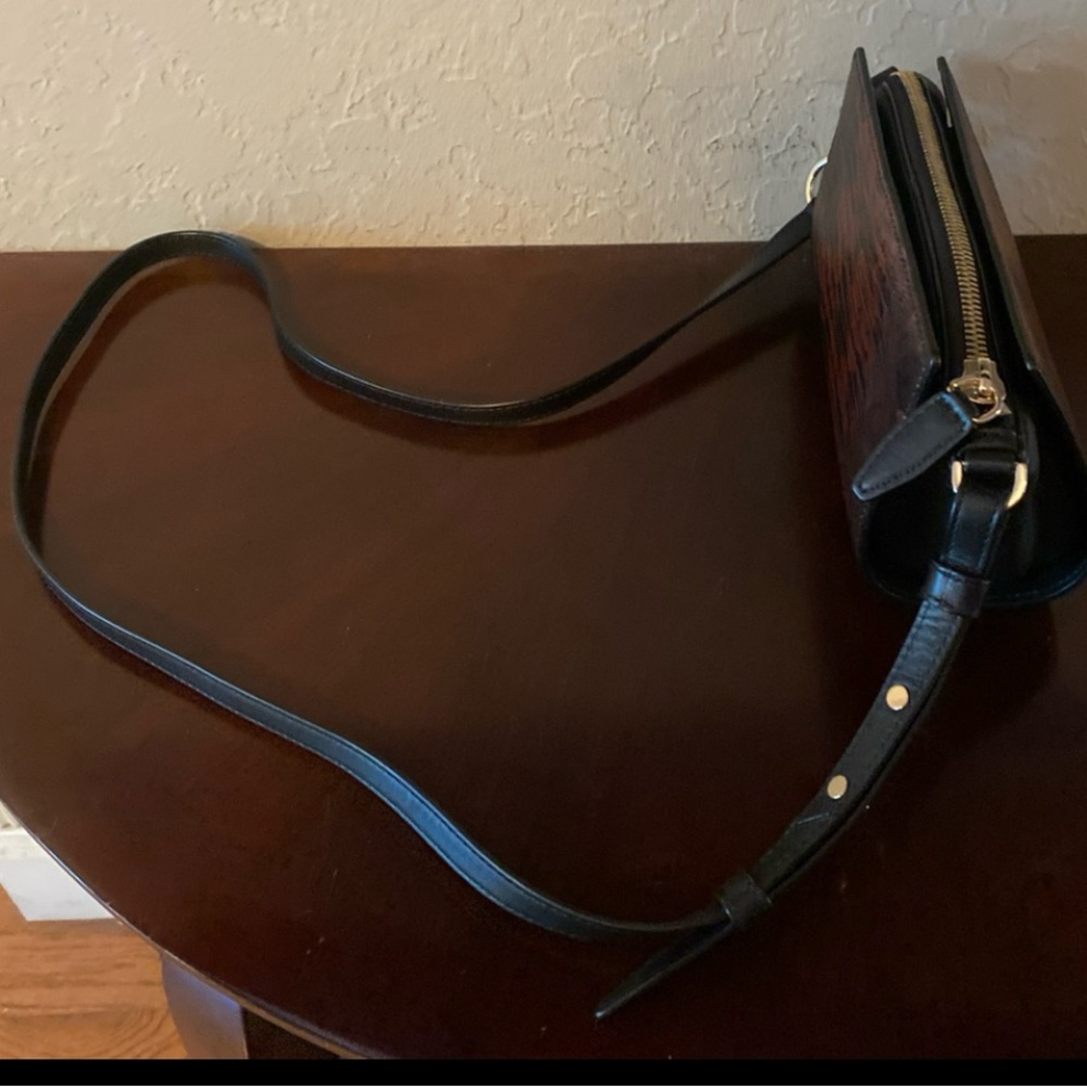 Alexander Wang Pelican Sling Bag Burgundy Animal … - image 8